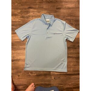 Greg Norman Play‎ Dry Golf Polo Shirt Men's Performance Blue Size Large